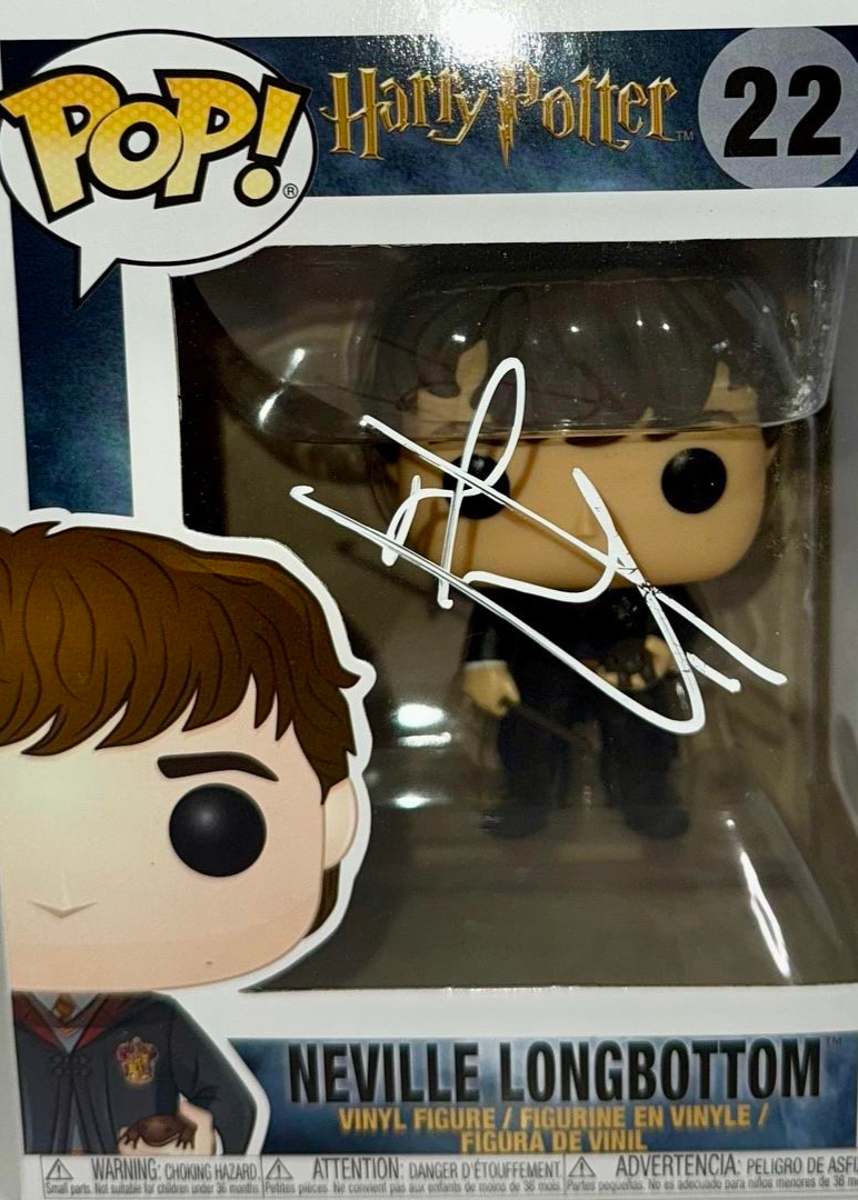 Matthew Lewis Signed Funko Pop #22 "Neville Longbottom" (Harry Potter) - Beckett COA #03